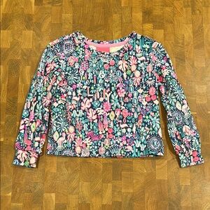 Lilly Pulitzer girls mini Kamala sweatshirt size XS